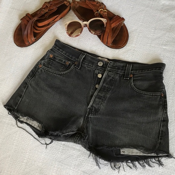 Levi's Pants - Vintage orange tab Levi’s 501 cutoff high rise!